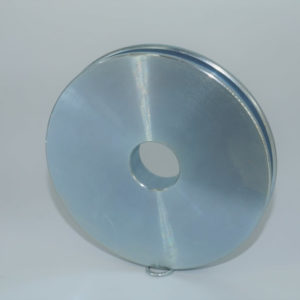 4″ Sheave, Industrial Quality,  17/32″ Wide Machined Sheave with 7/8″ bore, grooved for 3/16″ & 1/4″ wire rope.