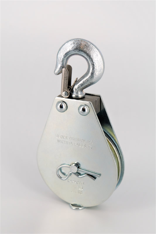 Pulley block with hook discount