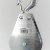 4" Swivel Hook Pulley Block; Steel Latch; 1 Sheave - Image 2